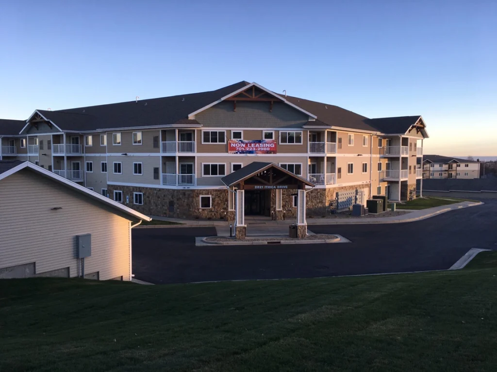 Located at the corner of Century Avenue and Ithica Drive in Bismarck, ND, this is a 40-unit senior housing complex. The residences offer an affordable housing option for low- to moderate-income seniors. Opened in November of 2016.