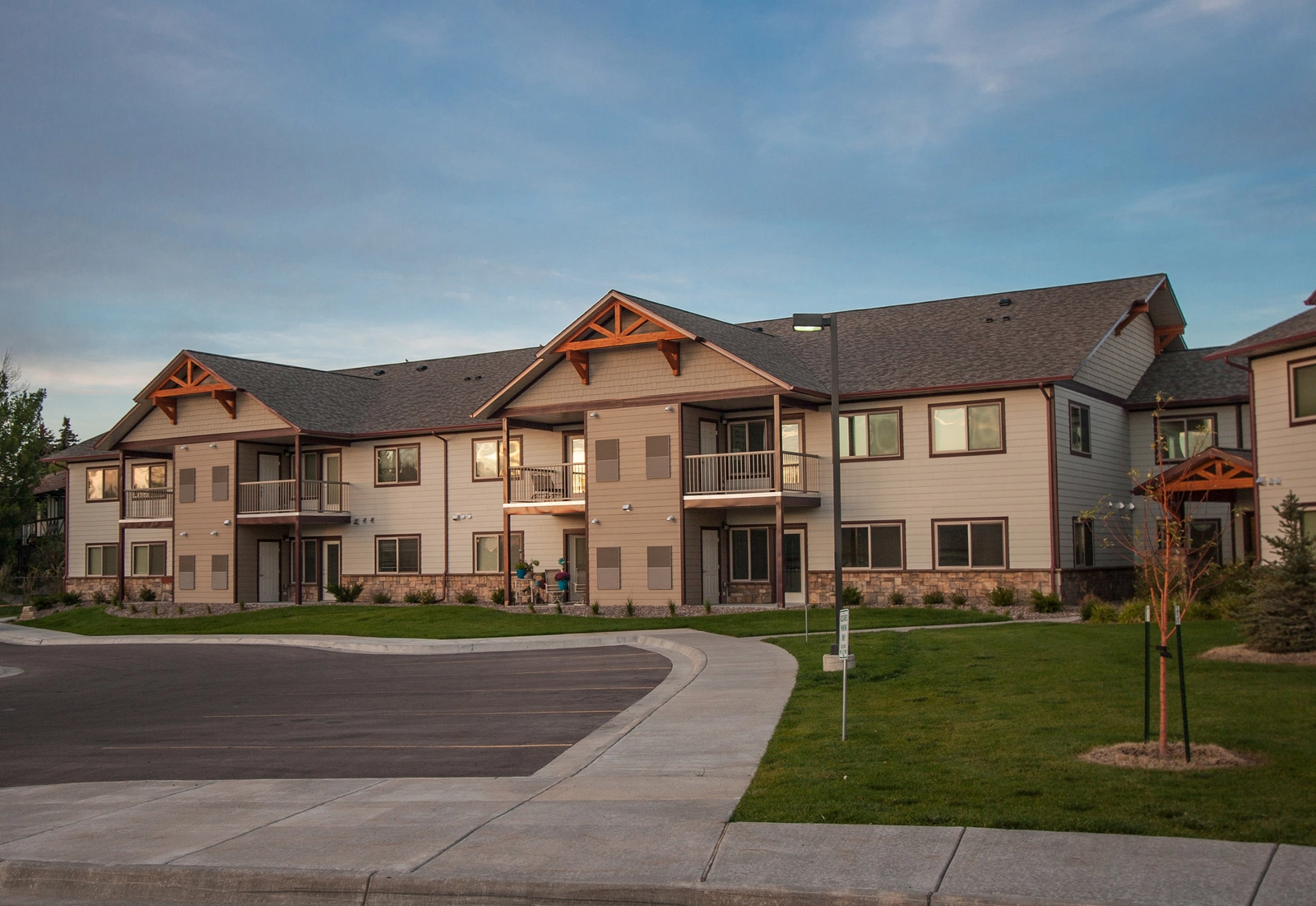 This 56-unit affordable senior housing project is located at 3001 15th Avenue So. on the campus of Benefis Health System in Great Falls, MT.